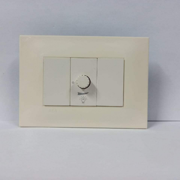 DIMMER BEIGE SILUM PLACA BLANCA.